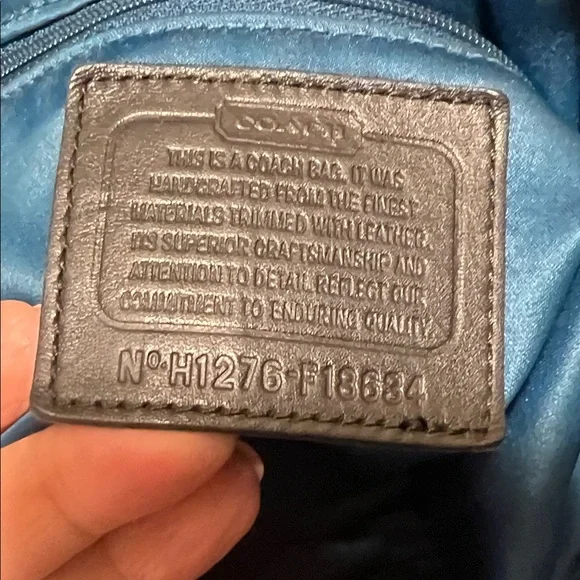 Coach Madison Quilted Chevron Nylon Sophia Satchel - F18634 - Picture 13 of 16